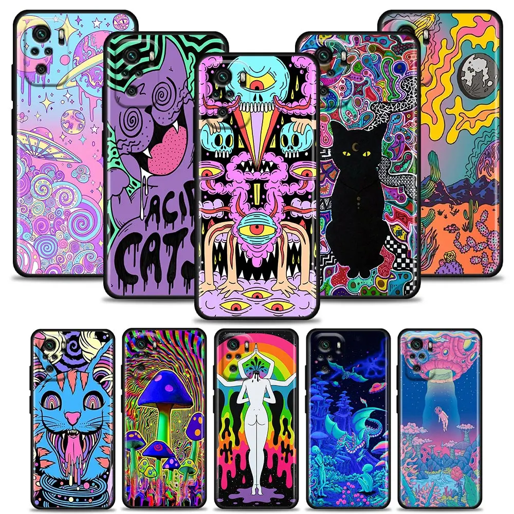 Phone Case for Redmi 10 9 9A 9C 9i Case K20 K30 K40 Plus Note 10 11 Pro Soft Silicone Cover Colourful Psychedelic Trippy Art
Phone Case for Redmi 10 9 9A 9C 9i Case K20 K30 K40 Plus Note 10 11 Pro Soft Silicone Cover Colourful Psychedelic Trippy Art