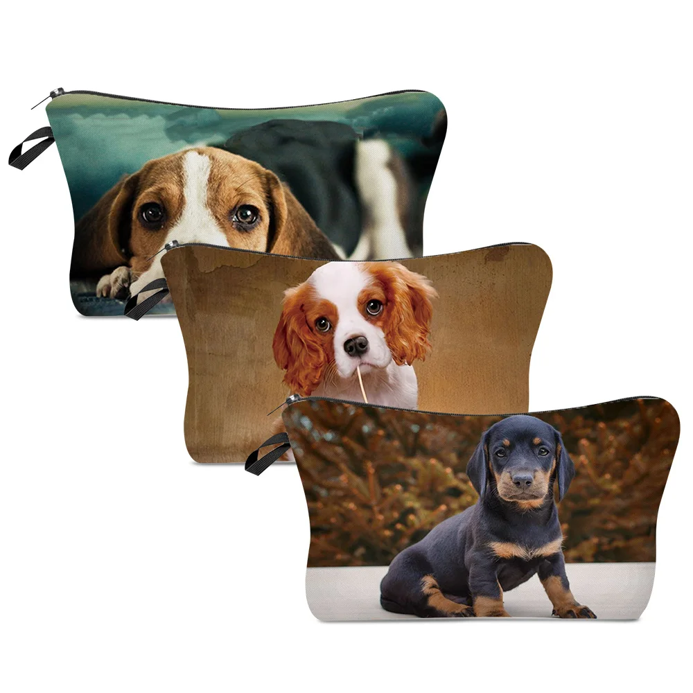 Women Portable Cosmetic Bags Animal Dog Print Wash Bag Pouch Travel Storage Zip Toiletries Organizer Female Pocket Money Bag
Women Portable Cosmetic Bags Animal Dog Print Wash Bag Pouch Travel Storage Zip Toiletries Organizer Female Pocket Money Bag