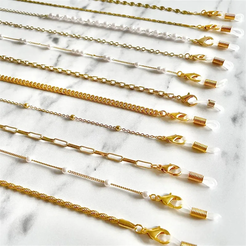 11 Pieces Sets Glasses Chain Women Metal Geometric Pearl Hanging Neck Sunglasses Chains Beaded Anti-Lost Strap Lanyard
11 Pieces Sets Glasses Chain Women Metal Geometric Pearl Hanging Neck Sunglasses Chains Beaded Anti-Lost Strap Lanyard