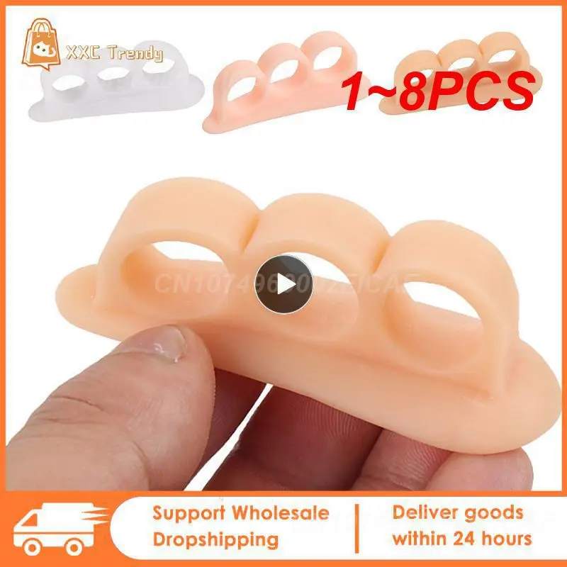 1~8PCS Silicone Gel Hammer Toe Straightener Corrector for Curled Toes Hallux Valgus Feet Foot Care Bunion Adjuster Tool
1~8PCS Silicone Gel Hammer Toe Straightener Corrector for Curled Toes Hallux Valgus Feet Foot Care Bunion Adjuster Tool
