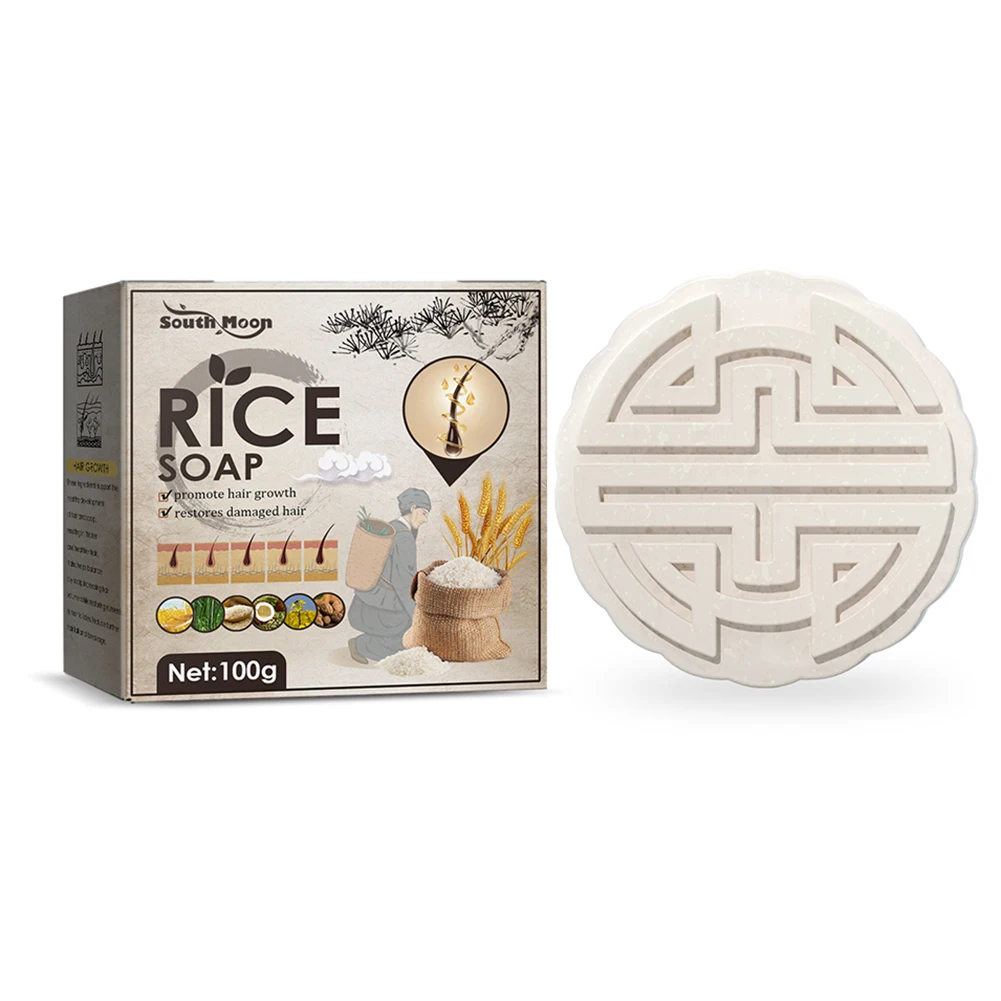 Anti-Hair Loss Rice Water Shampoo Bar Hair Growth Shampoo Soap Dense Regrowth Rice Soap Hair Thickening Soaps For Thin Hair
Anti-Hair Loss Rice Water Shampoo Bar Hair Growth Shampoo Soap Dense Regrowth Rice Soap Hair Thickening Soaps For Thin Hair