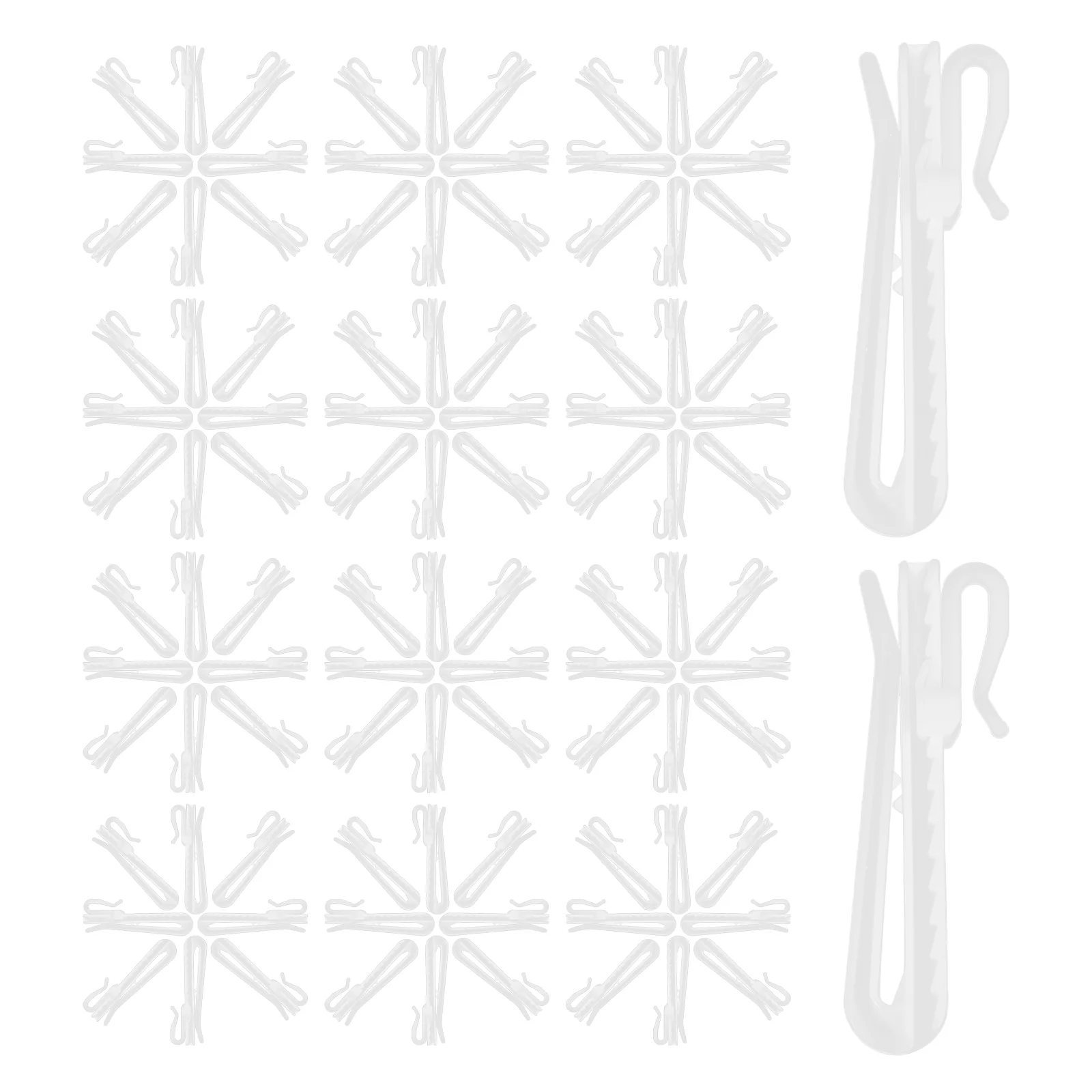 100 Pcs Household Decor Plastic Curtain Hooks Accessories Home Adjustable Auxiliary Decoration
100 Pcs Household Decor Plastic Curtain Hooks Accessories Home Adjustable Auxiliary Decoration