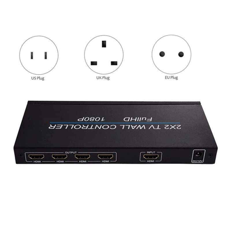 Hot TTKK 2X2 HDMI-Compatible Video Wall Controller, 1080P HD Display, 180 Degree Rotate,8 Display Modes - Input & Output
Hot TTKK 2X2 HDMI-Compatible Video Wall Controller, 1080P HD Display, 180 Degree Rotate,8 Display Modes - Input & Output