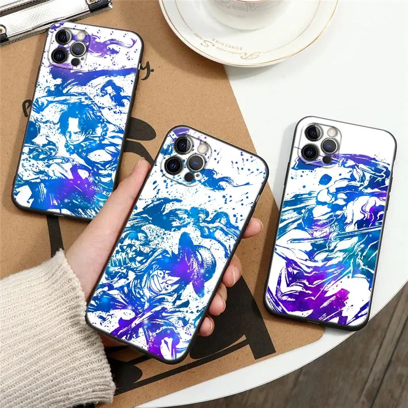 One Piece Anime Black Coque Silicone Phone Case for IPhone 12 11 13 Pro Max XS XR X 8 7 Plus SE Soft Cover Luffy Ace Manga Funda
One Piece Anime Black Coque Silicone Phone Case for IPhone 12 11 13 Pro Max XS XR X 8 7 Plus SE Soft Cover Luffy Ace Manga Funda