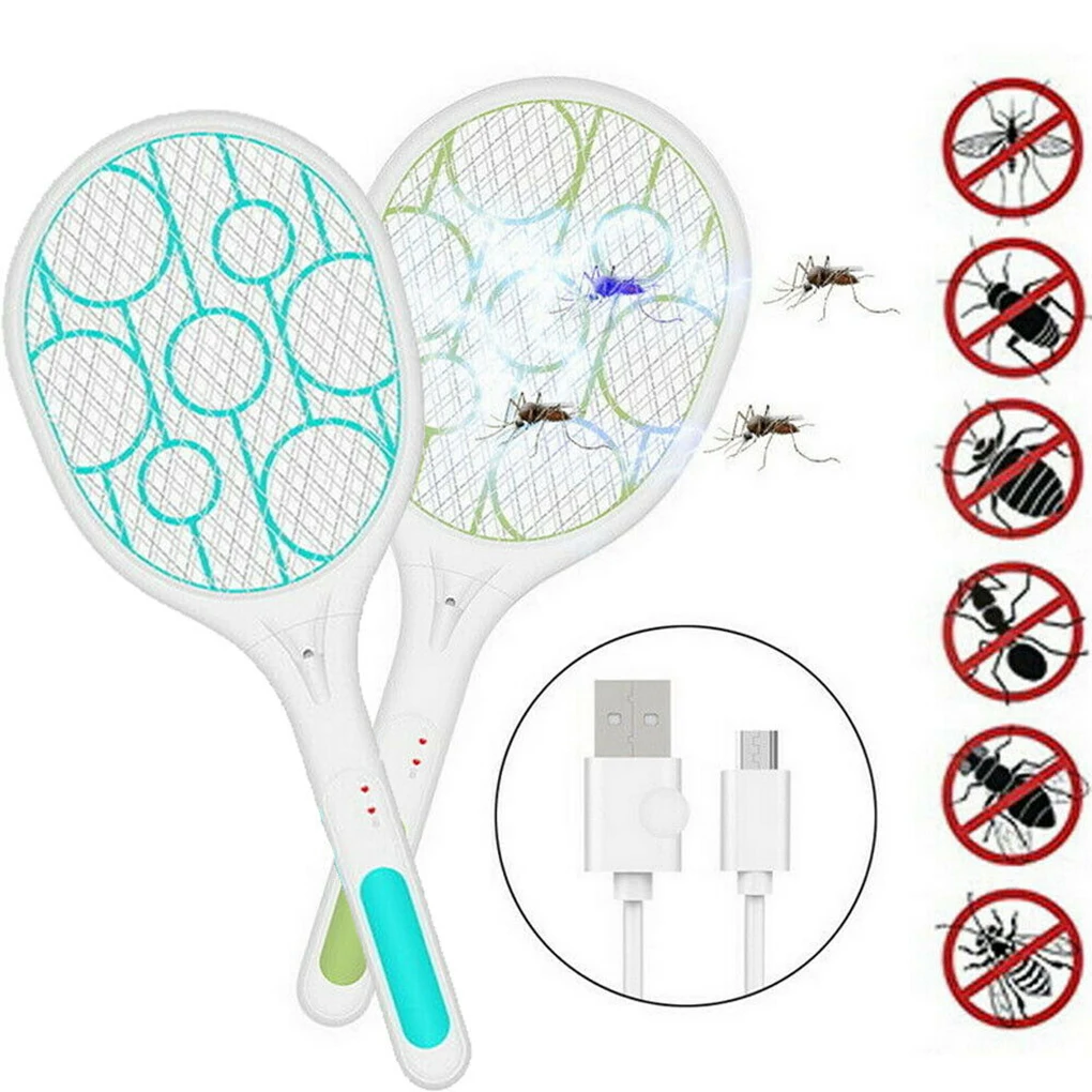 Electric Mosquito Killer Summer Fly Swatter Fly Catcher Insect Killer Pest Control USB Rechargeable Household Insect Insecticide
Electric Mosquito Killer Summer Fly Swatter Fly Catcher Insect Killer Pest Control USB Rechargeable Household Insect Insecticide
