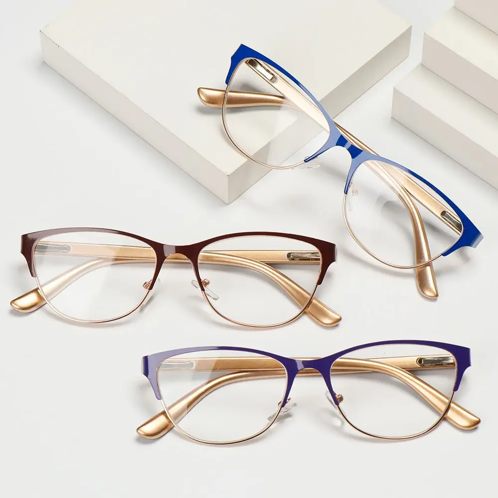 Retro Leesbril Voor Mannen Vrouwen Metalen Half Frame Verziend Brillen Anti-vermoeidheid Verziendheid Brillen Dioptrie 1.0 + 3.5
Retro Leesbril Voor Mannen Vrouwen Metalen Half Frame Verziend Brillen Anti-vermoeidheid Verziendheid Brillen Dioptrie 1.0 + 3.5