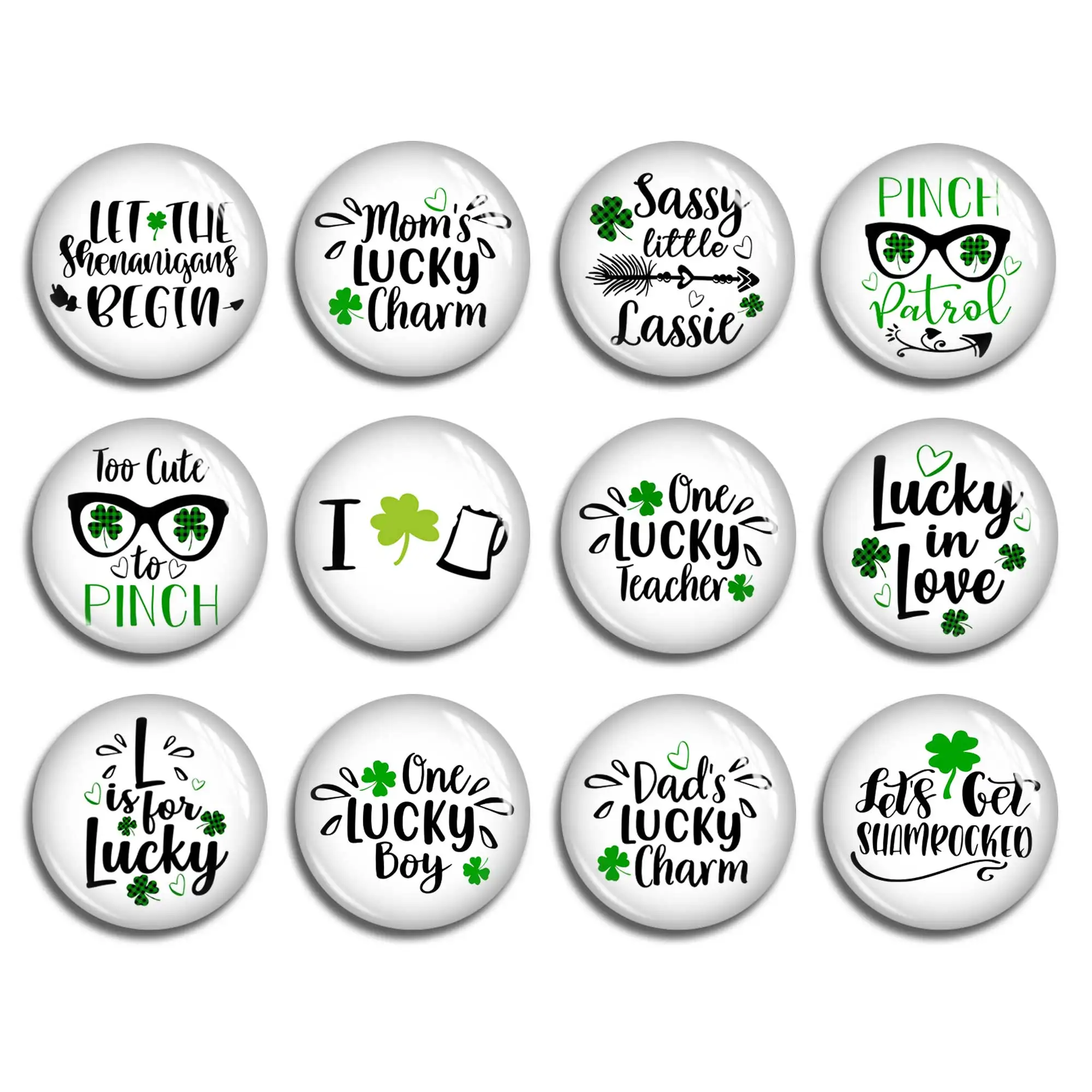 

Lucly Clover Cabochon, Green Clover Image Glass dome, 10mm 12mm 14mm 16mm 18mm 20mm 25mm 30mm 35mm 40mm Picture Beads - FJ2427