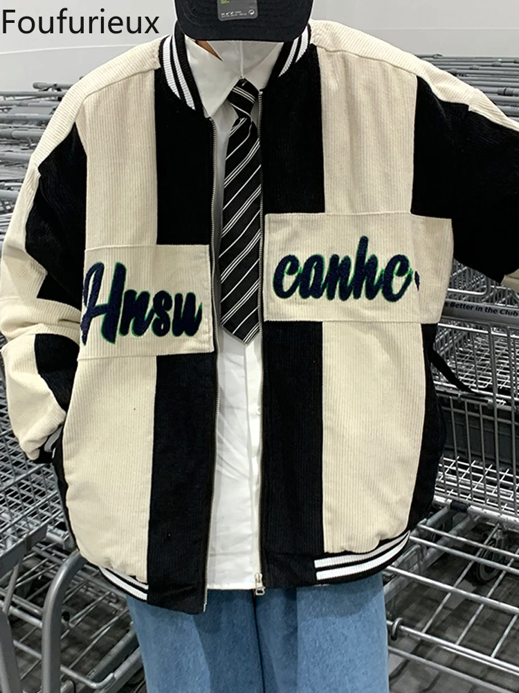 Foufurieux Baseball Uniform Jackets Men College Coat Ladies Thin Letter Couple Retro Clothes Oversize Varsity Jacket 2022 Autumn
Foufurieux Baseball Uniform Jackets Men College Coat Ladies Thin Letter Couple Retro Clothes Oversize Varsity Jacket 2022 Autumn