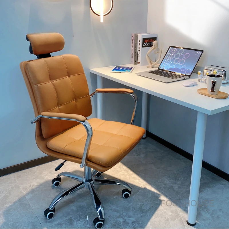 Nordic Study Office Chairs Lift Swivel Bedroom Computer Simple Office Chair Gamer Backrest Armchair Sillon Oficina Furniture WZ
Nordic Study Office Chairs Lift Swivel Bedroom Computer Simple Office Chair Gamer Backrest Armchair Sillon Oficina Furniture WZ