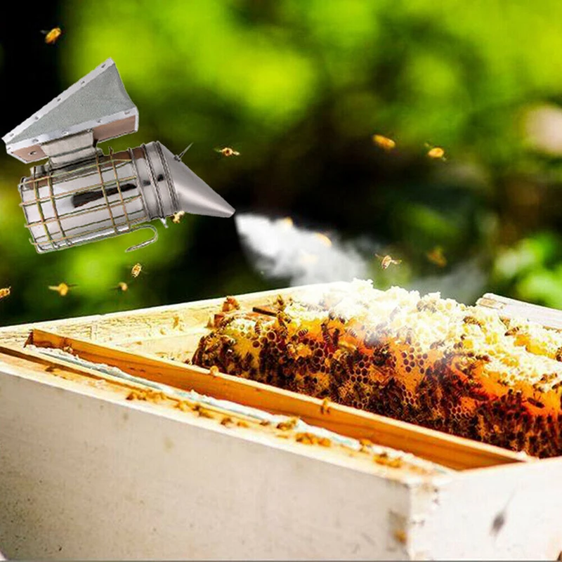 Beekeeping Smoker Stainless Steel Manual Bee Smoke Transmitter Kit Beekeeping Tool Apiculture Beekeeping Tool Smoke Sprayer
Beekeeping Smoker Stainless Steel Manual Bee Smoke Transmitter Kit Beekeeping Tool Apiculture Beekeeping Tool Smoke Sprayer