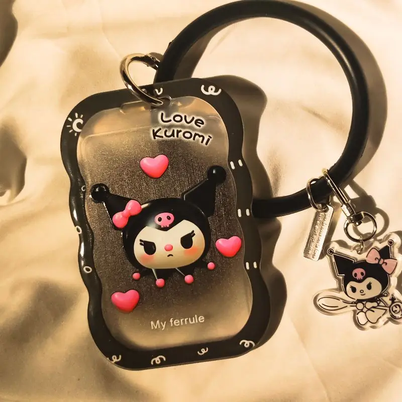 Kuromi держатель для карт Kawaii Sanrio аниме милый мультяшный персонаж Девочка Сердце индивидуальная карта защитный чехол игрушка для девочек
Kuromi держатель для карт Kawaii Sanrio аниме милый мультяшный персонаж Девочка Сердце индивидуальная карта защитный чехол игрушка для девочек