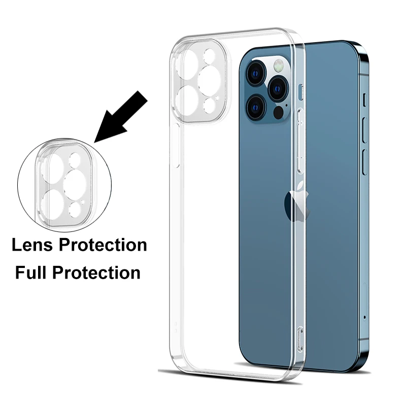 Ultra Thin Clear Case For iPhone 11 12 13 Pro Max XS XR X Soft TPU Silicone Phone Case For iPhone 6 6s 7 8 Plus SE 2020 Cover
Ultra Thin Clear Case For iPhone 11 12 13 Pro Max XS XR X Soft TPU Silicone Phone Case For iPhone 6 6s 7 8 Plus SE 2020 Cover