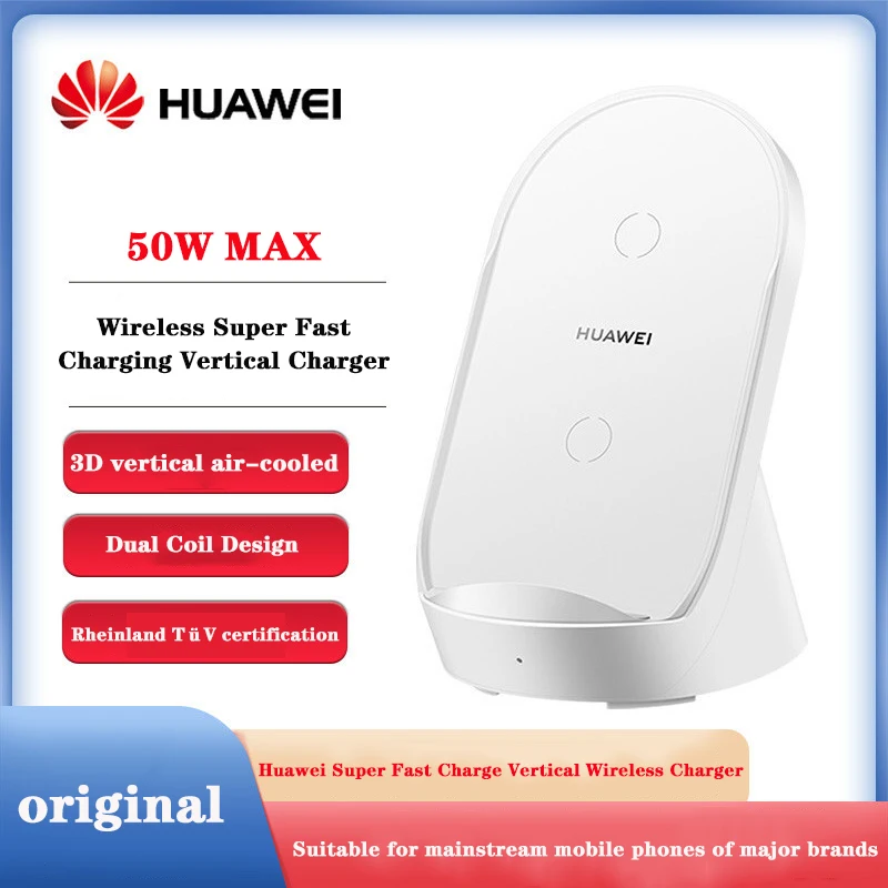 Оригинальное беспроводное сверхбыстрое зарядное устройство Huawei Max 50 Вт, вертикальное зарядное устройство CP62R стандартная версия/комплект д...
Оригинальное беспроводное сверхбыстрое зарядное устройство Huawei Max 50 Вт, вертикальное зарядное устройство CP62R стандартная версия/комплект д...