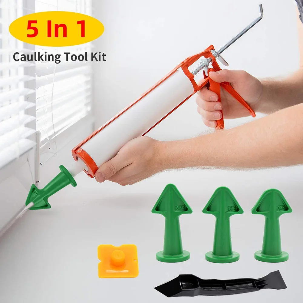 5Pc Caulking Nozzle Applicator Finishing Tool Spatula Plastic Glue Shovel Tile Brick Joints Floor Silicone Remover Hand Tool Set
5Pc Caulking Nozzle Applicator Finishing Tool Spatula Plastic Glue Shovel Tile Brick Joints Floor Silicone Remover Hand Tool Set