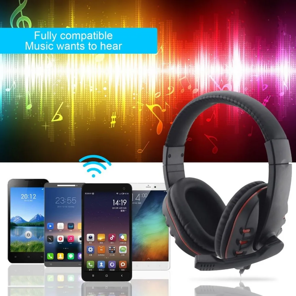 Wired Headphone 3.5mm Gaming Headset Earphone Music Microphone For PS4 Play Station 4 Game PC Chat
Wired Headphone 3.5mm Gaming Headset Earphone Music Microphone For PS4 Play Station 4 Game PC Chat