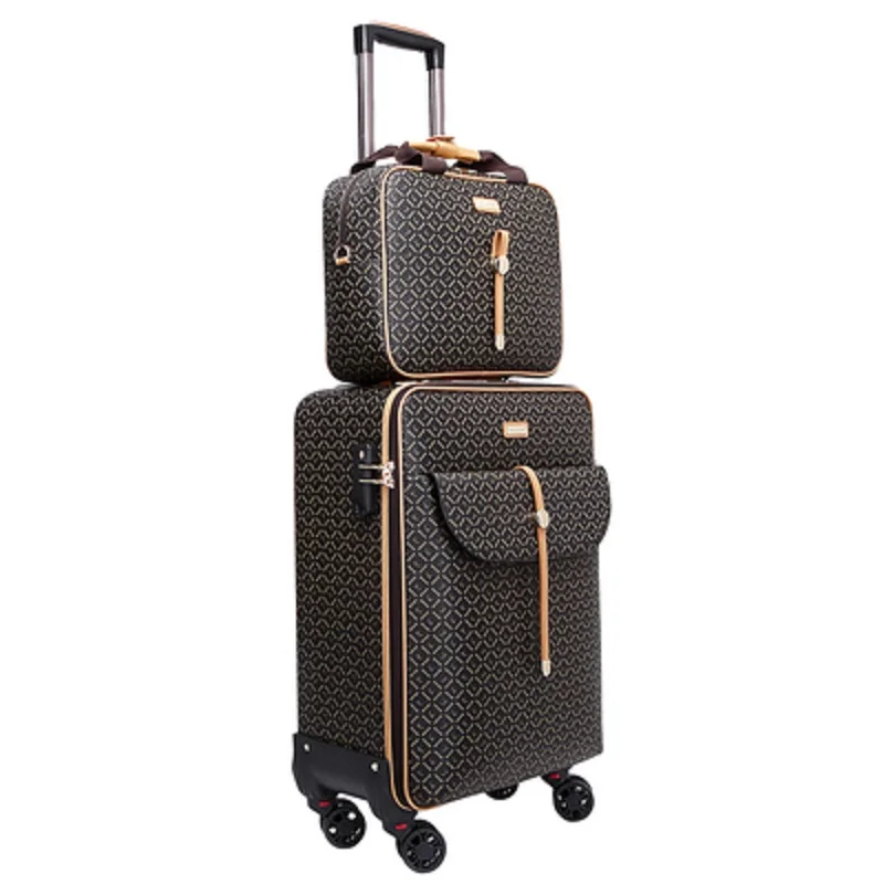 International fashion luxury 16/20/24 inch handbag+ Rolling Luggage Spinner brand Woman travel Suitcase
International fashion luxury 16/20/24 inch handbag+ Rolling Luggage Spinner brand Woman travel Suitcase