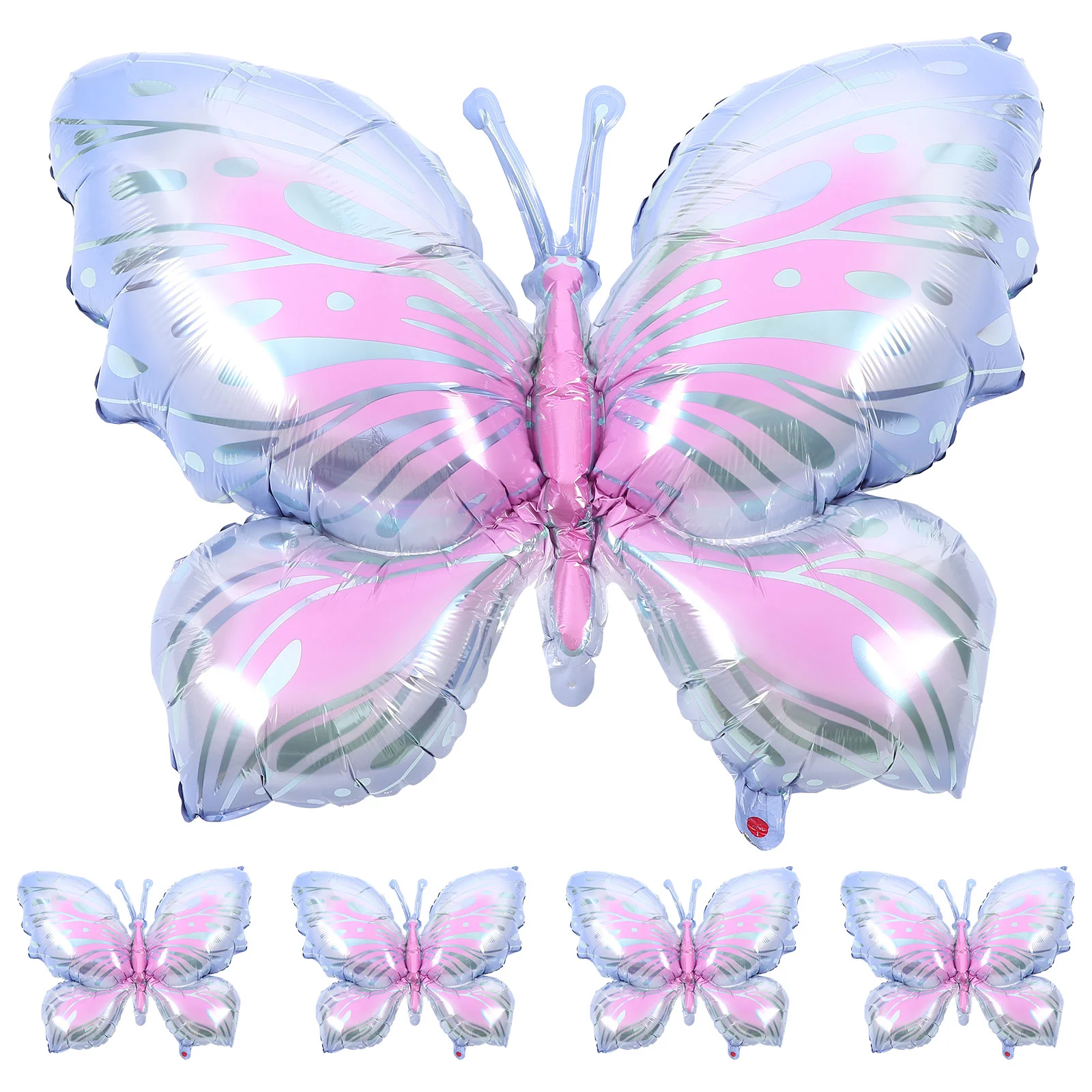 5 Pcs Modeling Butterfly Aluminum Film Balloon Bride Metal Decor Foil Cartoon Balloons
5 Pcs Modeling Butterfly Aluminum Film Balloon Bride Metal Decor Foil Cartoon Balloons