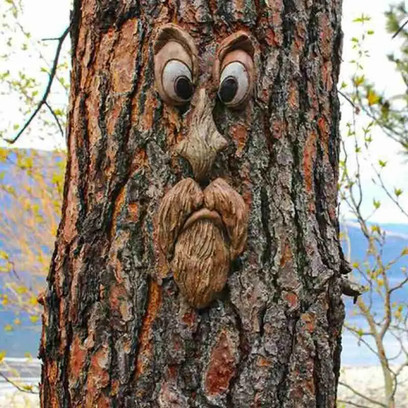 Old Man Tree Hugger Garden Art Outdoor Tree Funny Old Funning Face Face Tree Whimsical Decoration Man Garden Sculpture L9G1
Old Man Tree Hugger Garden Art Outdoor Tree Funny Old Funning Face Face Tree Whimsical Decoration Man Garden Sculpture L9G1