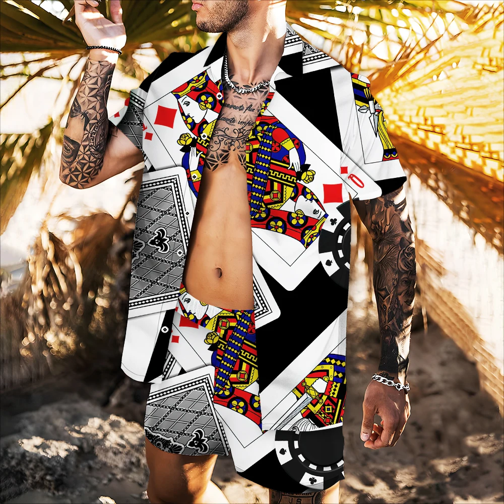 Casual Shirt Men Slim Fit Print Party Club Shirt Luxury Playing card printed shirt 2022 Autumn Men Shirt Long Sleeve Patchwork
Casual Shirt Men Slim Fit Print Party Club Shirt Luxury Playing card printed shirt 2022 Autumn Men Shirt Long Sleeve Patchwork