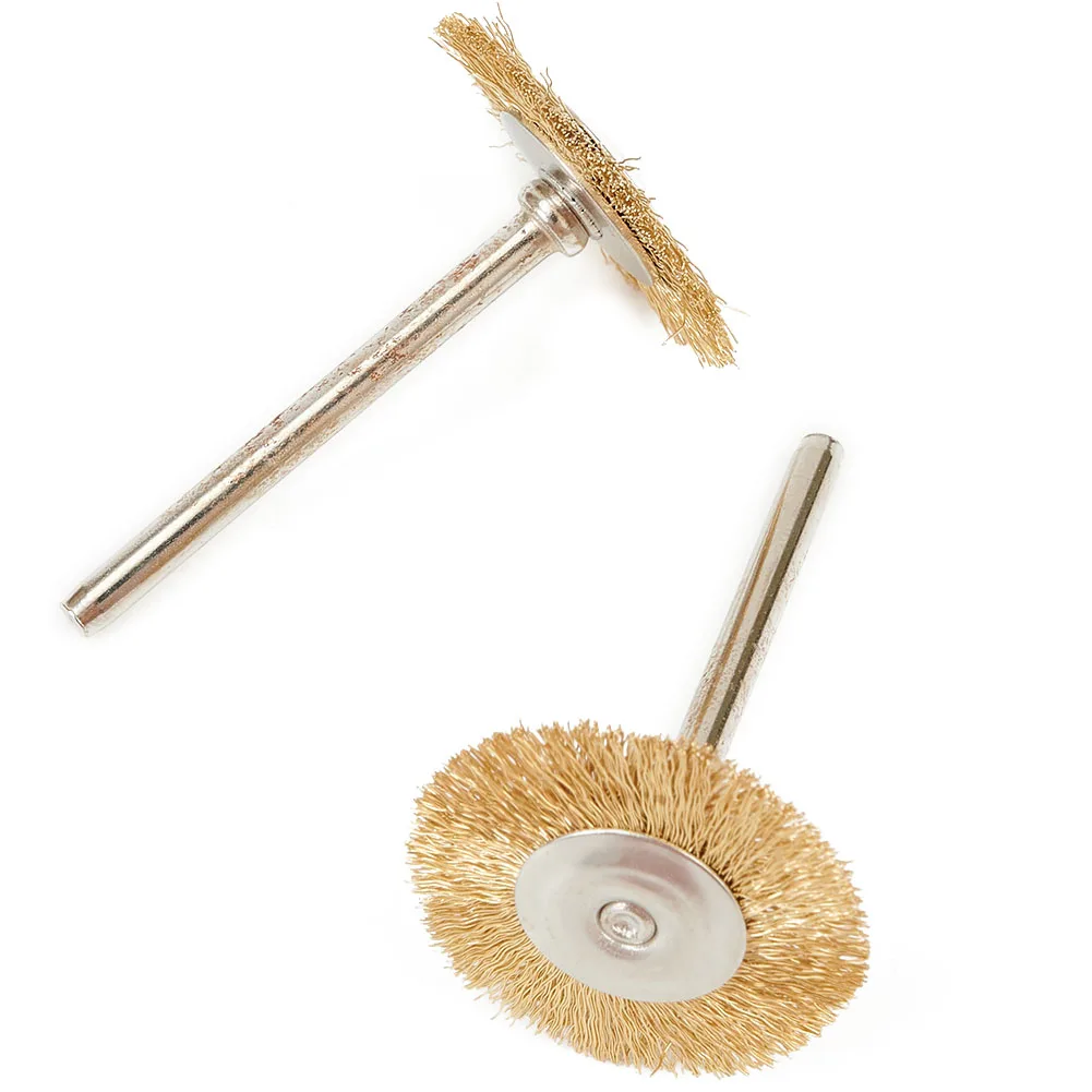 20 Pcs 3.175*25mm Brass Wire Wheel Brushe Polishing For Grinder Brass Brush Wire Wheel Brushes Die Grinder Rotary Electric Tool
20 Pcs 3.175*25mm Brass Wire Wheel Brushe Polishing For Grinder Brass Brush Wire Wheel Brushes Die Grinder Rotary Electric Tool