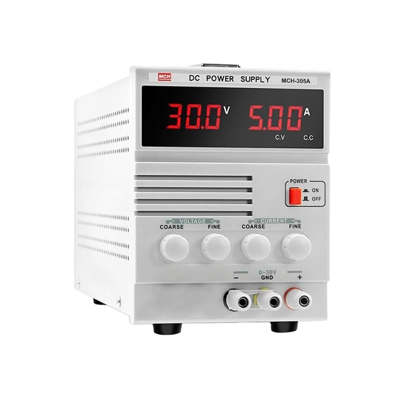 Intelligent Control MCH-305A 30V 5A Adjustable DC Power Supply for Educational and Lab Use
Intelligent Control MCH-305A 30V 5A Adjustable DC Power Supply for Educational and Lab Use