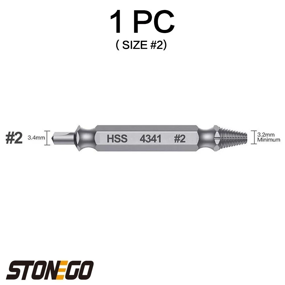 Набор для извлечения сломанных болтов STONEGO, быстрорежущая сталь 4341, экстрактор сломанных поврежденных болтов для легкого удаления поврежденных винтов, 1 шт./4 шт./6 шт. 
Набор для извлечения сломанных болтов STONEGO, быстрорежущая сталь 4341, экстрактор сломанных поврежденных болтов для легкого удаления поврежденных винтов, 1 шт./4 шт./6 шт.