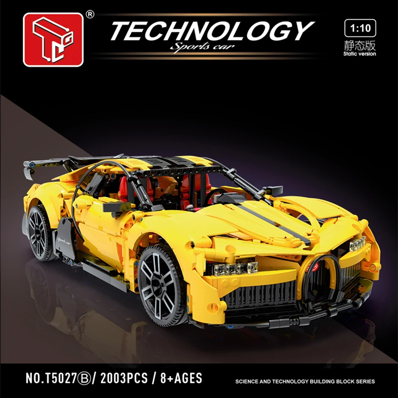 New High-Tech T5027 2003Pcs Sport RC Car With Motor MOC Building Blocks Bricks Toys Model Children Christmas Gifts T5027A T5027B
New High-Tech T5027 2003Pcs Sport RC Car With Motor MOC Building Blocks Bricks Toys Model Children Christmas Gifts T5027A T5027B