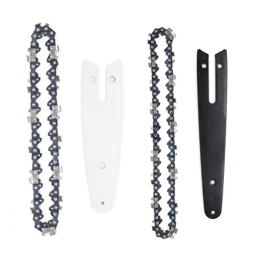 4/6 inch Metal Sharp Chainsaw Saw Chain Blade with Guide Plate Electric Chainsaw Replacement Accessories Garden Tools Parts
4/6 inch Metal Sharp Chainsaw Saw Chain Blade with Guide Plate Electric Chainsaw Replacement Accessories Garden Tools Parts