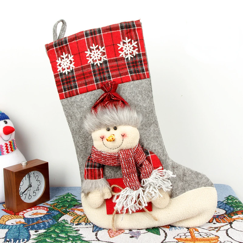 New Merry Christmas Large Creative Christmas Socks Santa Claus Snowman Elk 3D Decoration Kawaii Gift Candy Bag Decoration Home
New Merry Christmas Large Creative Christmas Socks Santa Claus Snowman Elk 3D Decoration Kawaii Gift Candy Bag Decoration Home