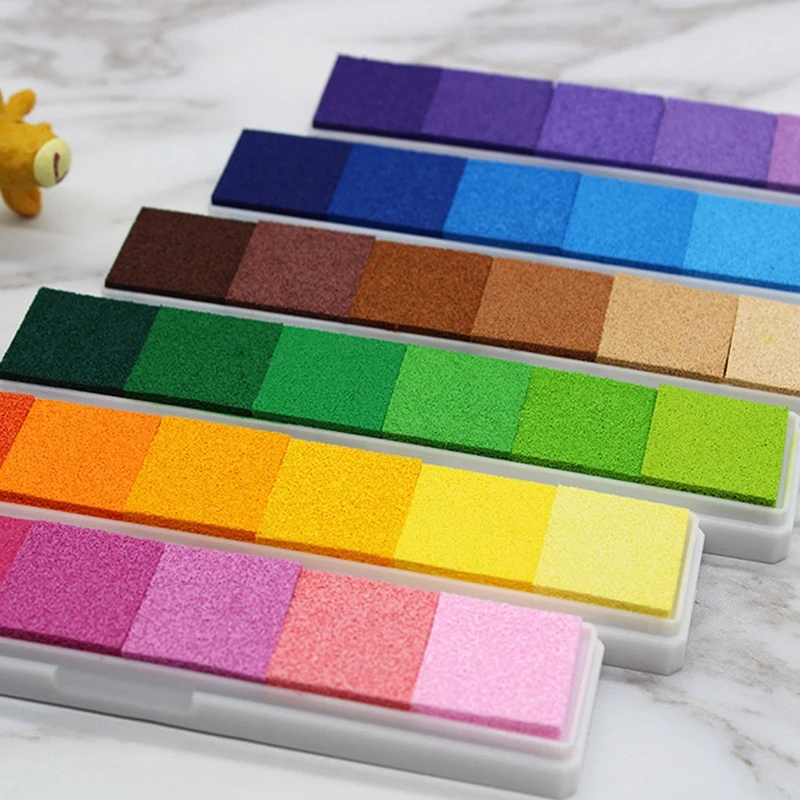 6Colors Gradient Inkpad for Stamps Junk Journal Stationery Finger Paint School Supplies DIY Scrapbooking Accessories
6Colors Gradient Inkpad for Stamps Junk Journal Stationery Finger Paint School Supplies DIY Scrapbooking Accessories