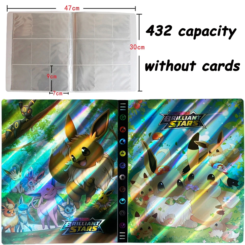 432PCS Album Pokemon Shining Cartoon Anime Book Game Card VMAX GX V Max Holder Collection Folder
432PCS Album Pokemon Shining Cartoon Anime Book Game Card VMAX GX V Max Holder Collection Folder