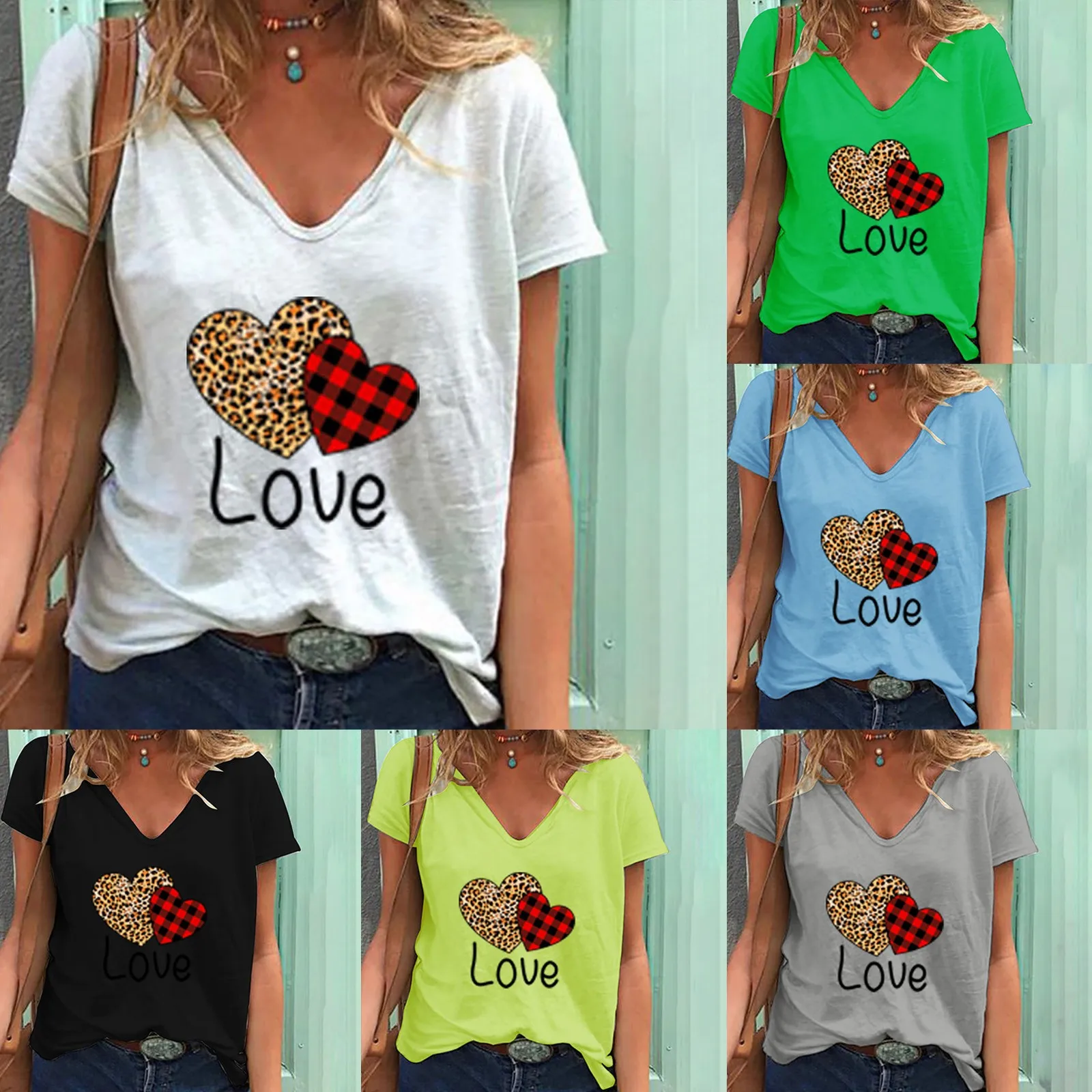 Футболка женская с коротким рукавом и V-образным вырезом
Футболка женская с коротким рукавом и V-образным вырезом