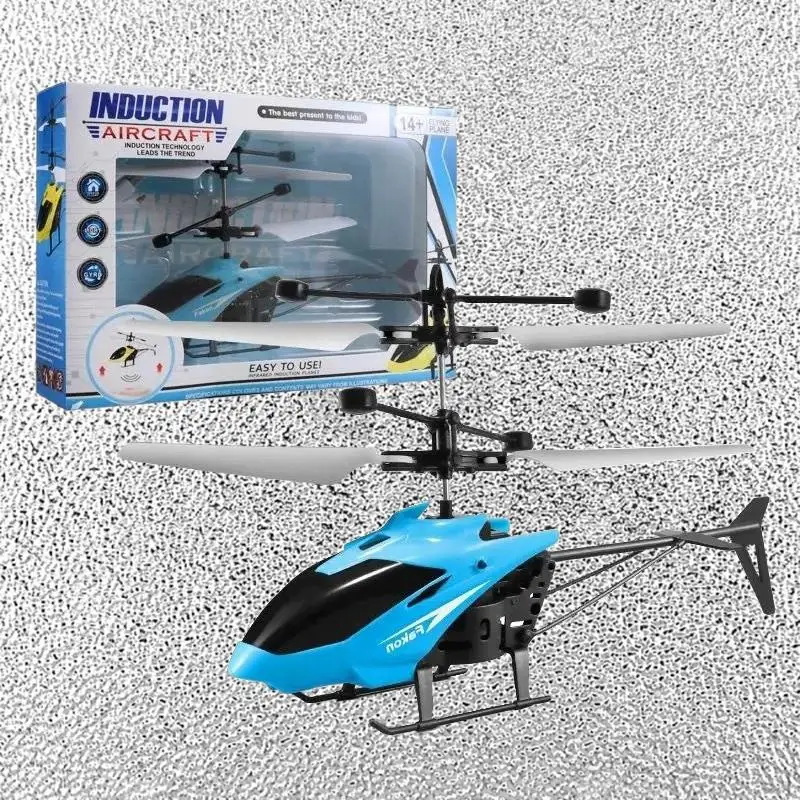 

Unleash Your Child's Imagination with the Ultimate Rechargeable Mini Helicopter - The Induction Aircraft Remote-Controlled Flig