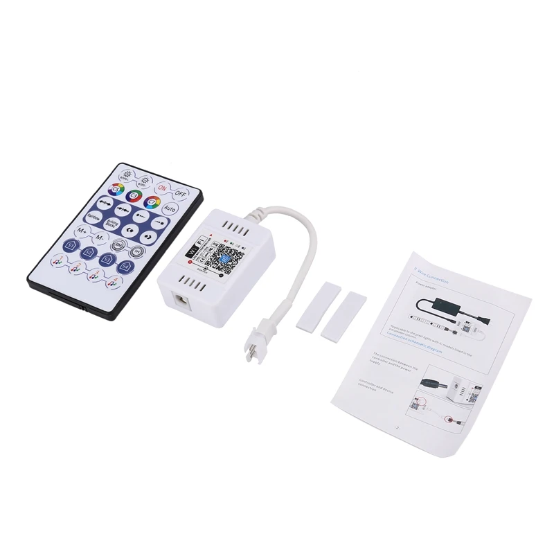 DC12-24V Mini Wifi WS2811 1903LED Strip Light Controller For Alexa/Google Phone APP Control
DC12-24V Mini Wifi WS2811 1903LED Strip Light Controller For Alexa/Google Phone APP Control