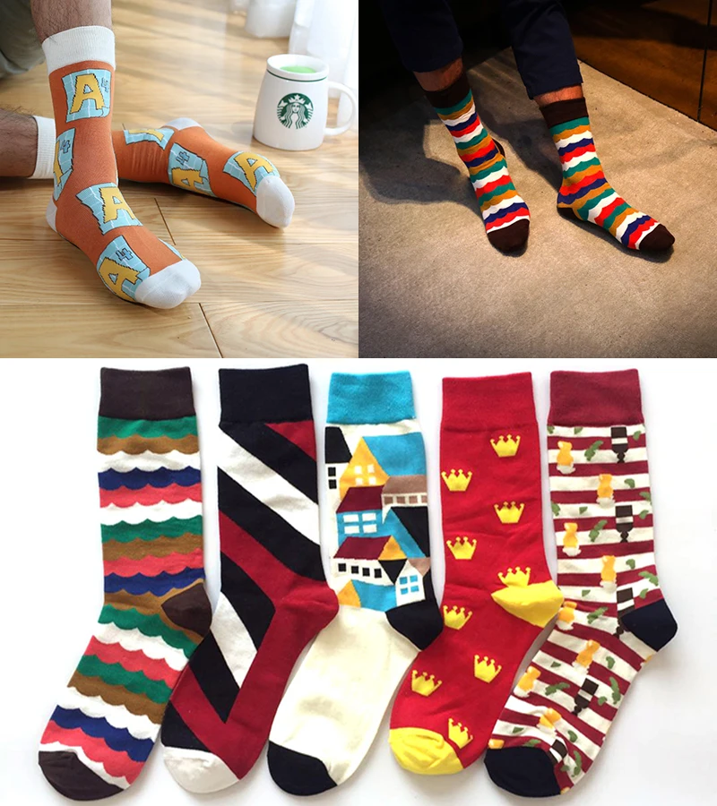 British style men's cotton socks in high tube fashion men's socks European and American tide brand couple socks
British style men's cotton socks in high tube fashion men's socks European and American tide brand couple socks