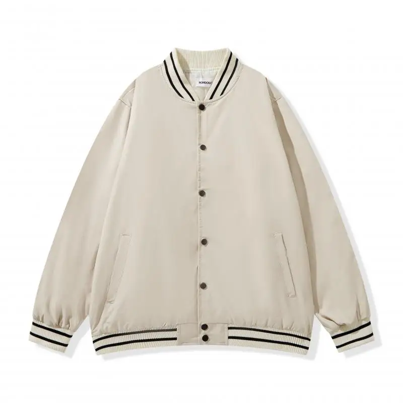 customized LOGO spring and autumn Joker young men's solid long sleep stand collar single-breasted contrast jacket women coat top
customized LOGO spring and autumn Joker young men's solid long sleep stand collar single-breasted contrast jacket women coat top