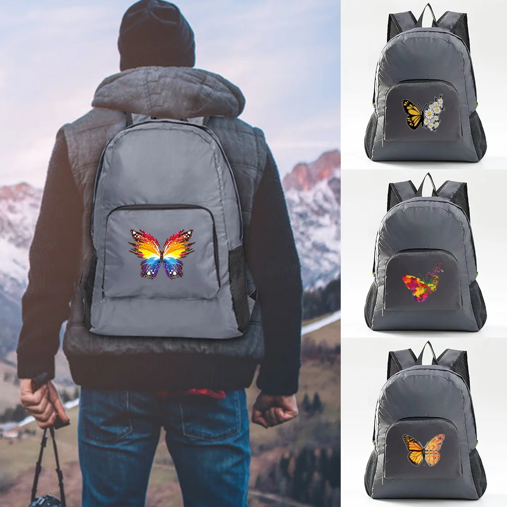 Lightweight Portable Fold Bag Backpack Butterfly Print Foldable Ultralight Outdoor Travel Daypack Sport Knapsack for Men Women
Lightweight Portable Fold Bag Backpack Butterfly Print Foldable Ultralight Outdoor Travel Daypack Sport Knapsack for Men Women