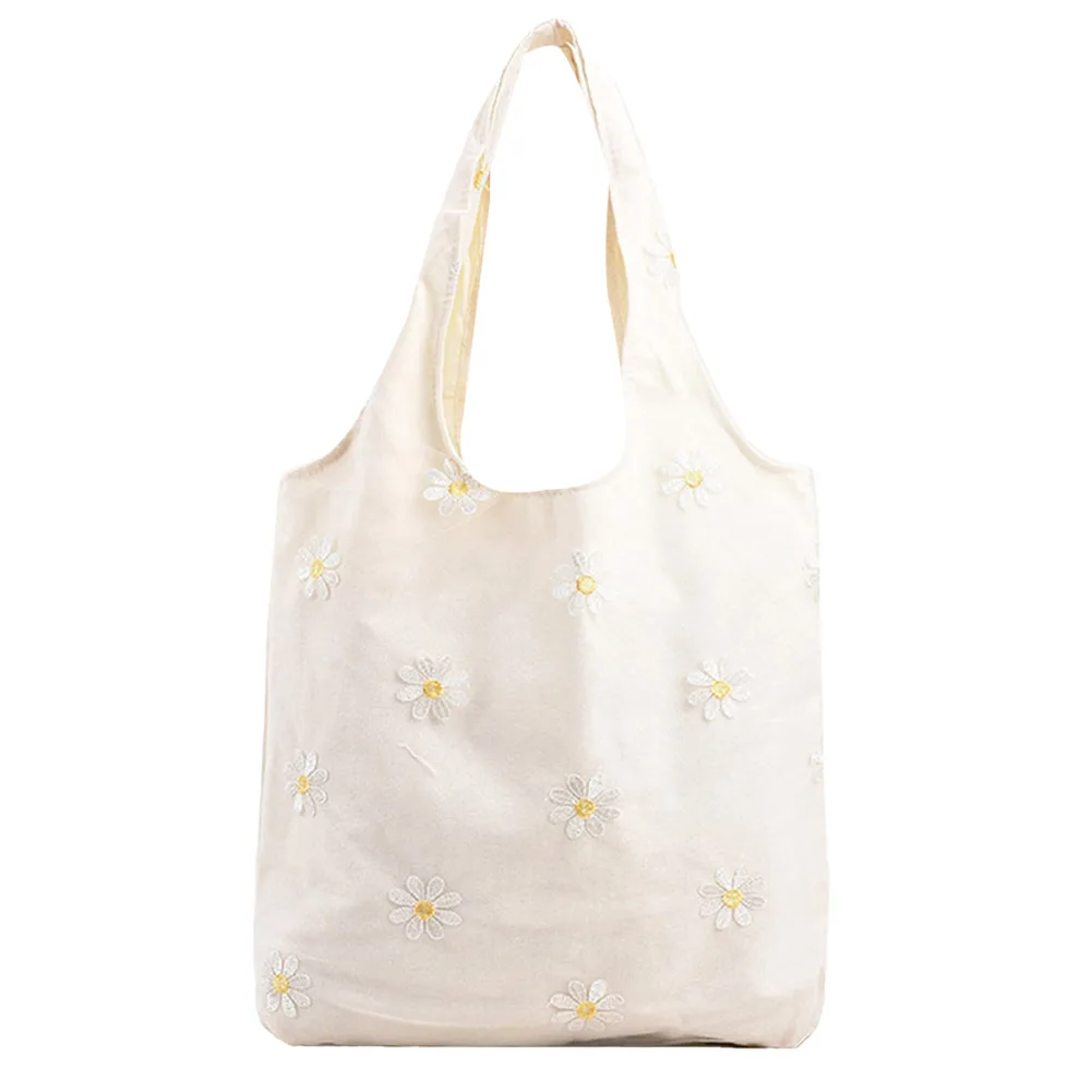 Women Tote Bags Canvas Cute Daisy Girls Handbags Large Capacity Fashion Summer Casual Simple Portable Shopping Bag Handbag
Women Tote Bags Canvas Cute Daisy Girls Handbags Large Capacity Fashion Summer Casual Simple Portable Shopping Bag Handbag