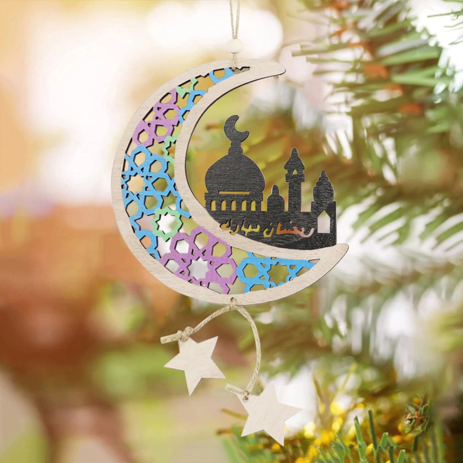 Ramadan Decoration 2022 Wood Hanging Ornament Eid Mubarak Decor Moon Star Wall Pendant Muslim Islamic Festival Party Decoration
Ramadan Decoration 2022 Wood Hanging Ornament Eid Mubarak Decor Moon Star Wall Pendant Muslim Islamic Festival Party Decoration