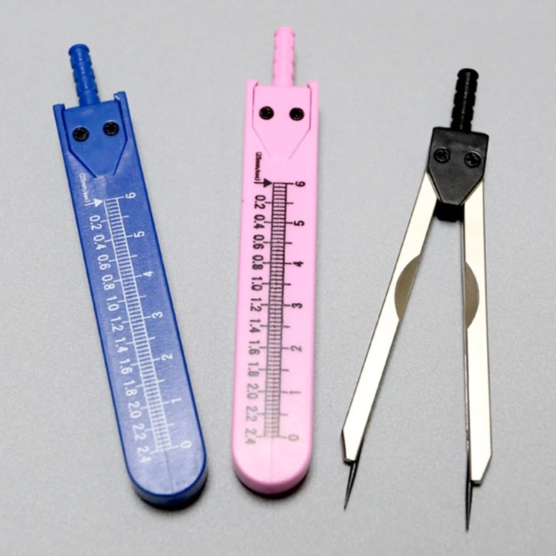 

ECG Calipers Electrocardiogram Drafting Divider EKG Calipers Measuring Tool 0‑2.4in Ruler Drafting Divider for Nursing