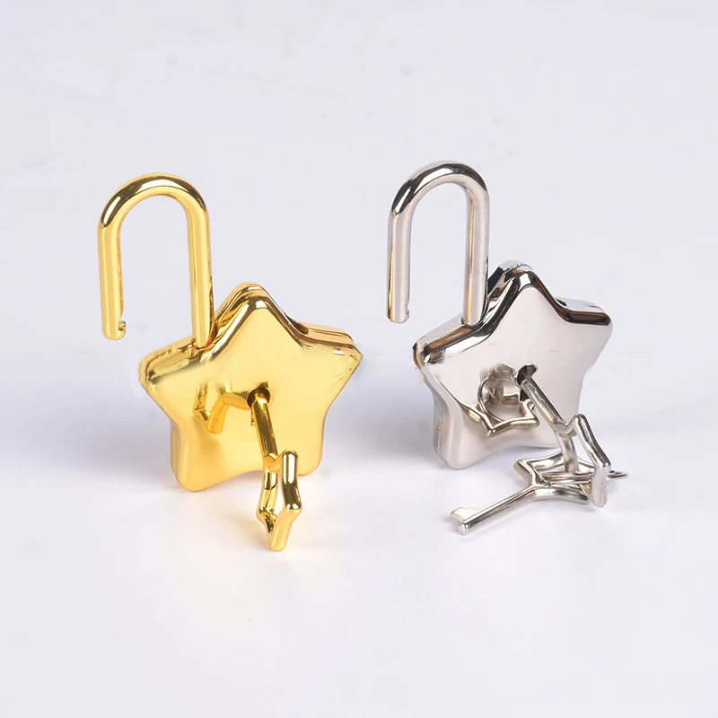 Mini Star Shape Archaize Padlocks Locker Security Key Lock With Key Luggage Bag Lock
Mini Star Shape Archaize Padlocks Locker Security Key Lock With Key Luggage Bag Lock