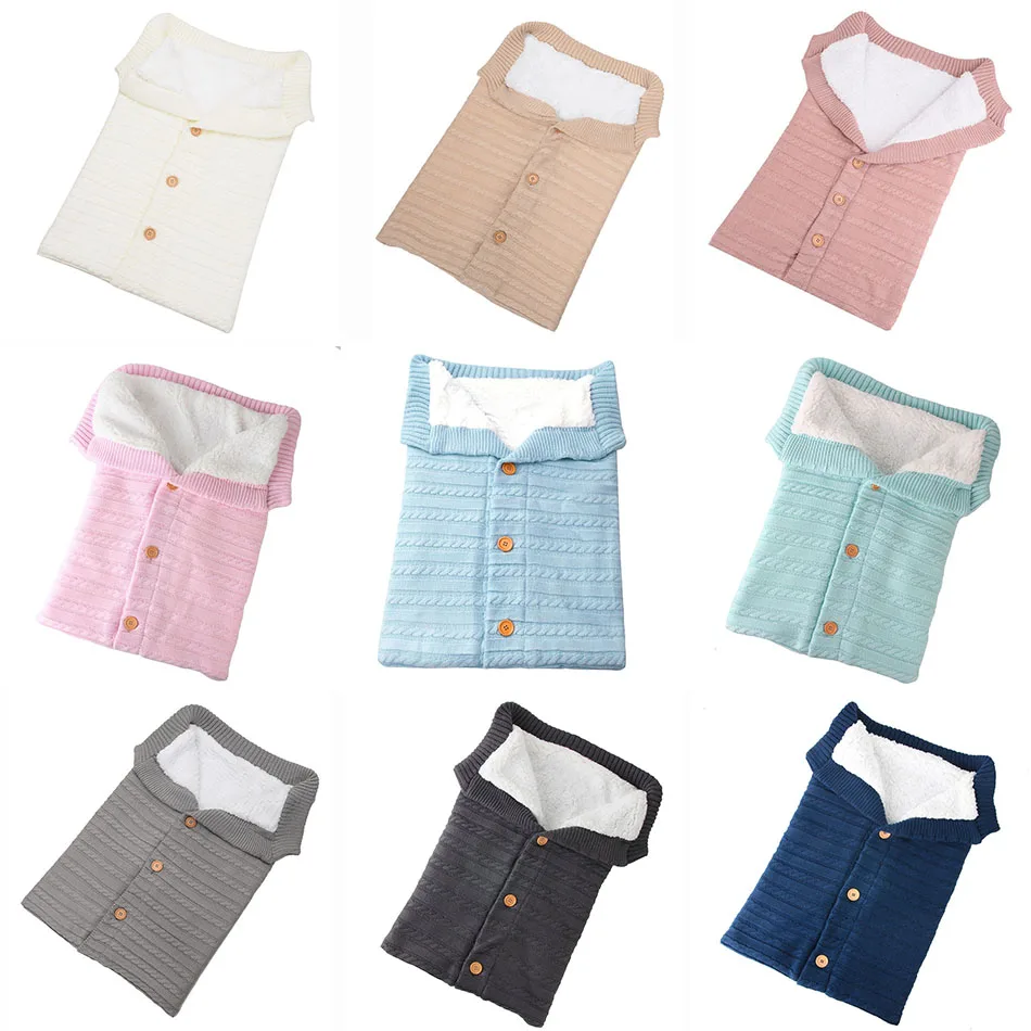 Baby Swaddle Newborn Sleeping Bag Baby Boy Girl Outdoor Stroller Sleeping Bag Toddler Knitted Plus Velvet Thickened Warm Swaddle
Baby Swaddle Newborn Sleeping Bag Baby Boy Girl Outdoor Stroller Sleeping Bag Toddler Knitted Plus Velvet Thickened Warm Swaddle