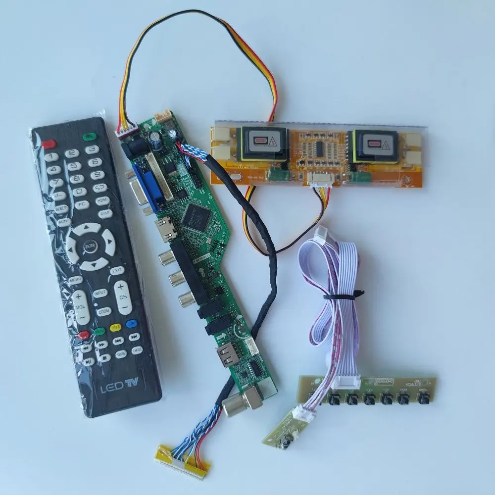 TV Controller Board Kit for LM190WX1-TLE1 LM190WX1-TLG1 LM190WX1-TLJ1 19" 1440x900 HDMI-compatible AV VGA Audio USB LCD screen
TV Controller Board Kit for LM190WX1-TLE1 LM190WX1-TLG1 LM190WX1-TLJ1 19" 1440x900 HDMI-compatible AV VGA Audio USB LCD screen