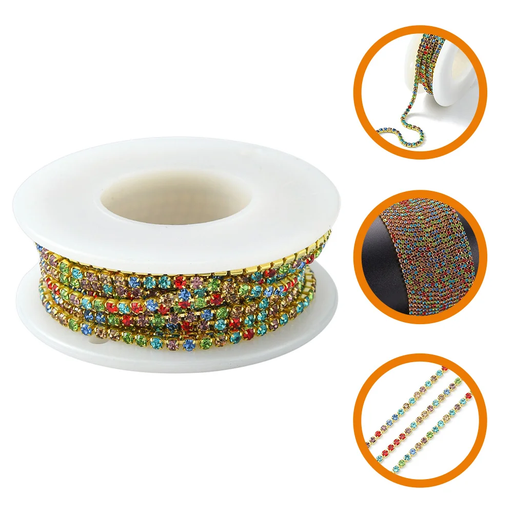 Rhinestone Claw Chain Trim Ornament Rope Colorful Decor Straight Rhinestones Clothes Laces DIY Material Brass Beltane
Rhinestone Claw Chain Trim Ornament Rope Colorful Decor Straight Rhinestones Clothes Laces DIY Material Brass Beltane