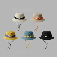 Sunshade Sun Protection Hat In Summer Color Outdoor Hiking Big Brim Basin Hat Thin Waterproof UV Fisherman Hat Man