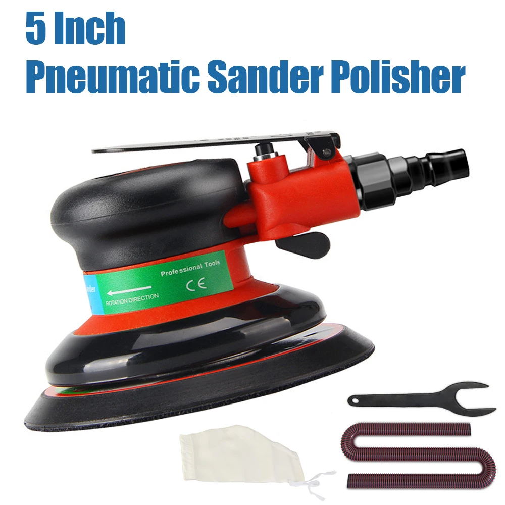 5 Inch Pneumatic Sander Air Grinder 12000RMP Eccentric Polisher Sanding Machine Handheld Air Powered Grinding Pneumatic Tools
5 Inch Pneumatic Sander Air Grinder 12000RMP Eccentric Polisher Sanding Machine Handheld Air Powered Grinding Pneumatic Tools