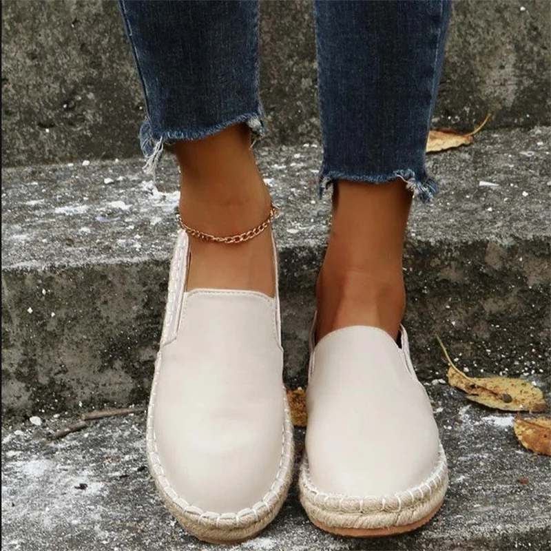 Foreign trade large women's shoes 2023 spring new stock solid round head fisherman's shoes flat bottom linen low top casual shoe
Foreign trade large women's shoes 2023 spring new stock solid round head fisherman's shoes flat bottom linen low top casual shoe