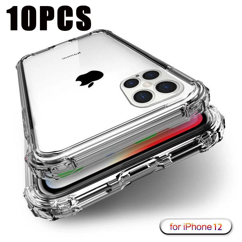 10PCS Mobile Phone Case For iPhone 14 13 12 11 Pro Max Case Clear Crystal Transparent Soft TPU Cover for iPhone 13 12 Mini Coque
10PCS Mobile Phone Case For iPhone 14 13 12 11 Pro Max Case Clear Crystal Transparent Soft TPU Cover for iPhone 13 12 Mini Coque