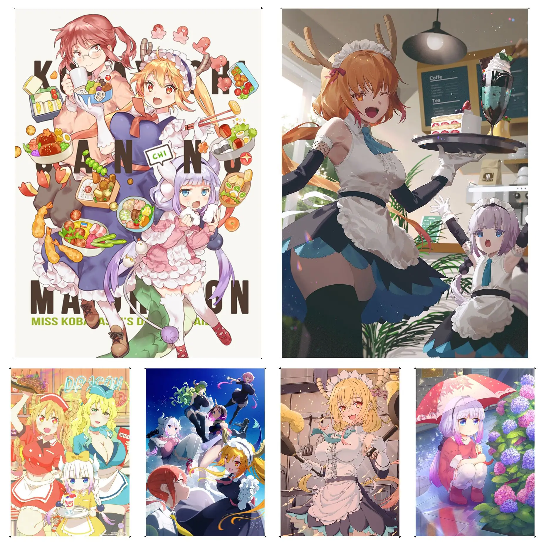 Japanese Anime Miss Kobayashi's Dragon Maid Whitepaper Poster HD Quality Wall Art Retro Posters For Home Wall Decor
Japanese Anime Miss Kobayashi's Dragon Maid Whitepaper Poster HD Quality Wall Art Retro Posters For Home Wall Decor