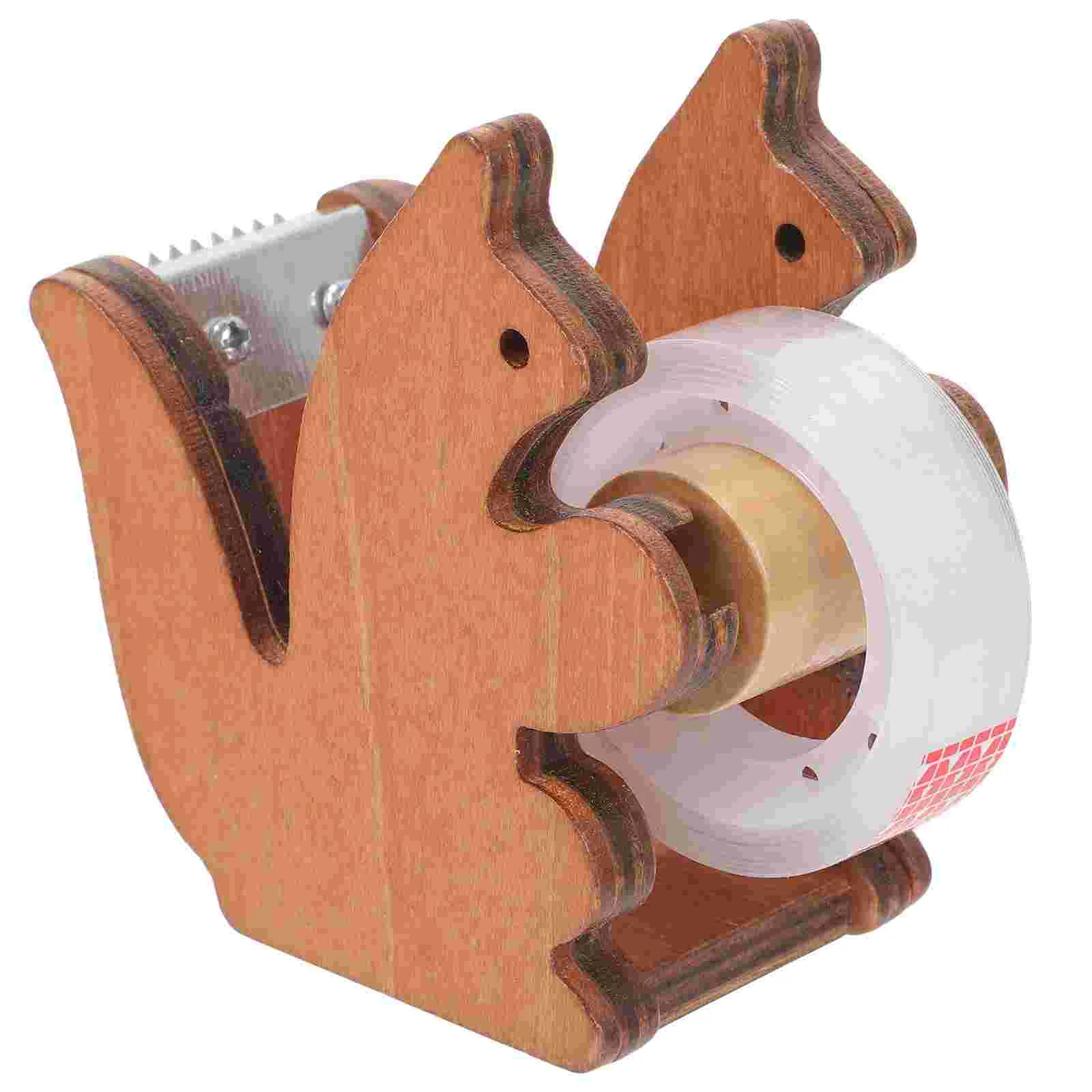 Desktop Tape Squirrel Tape Holder Wooden Tape Holder Small Tape Office Tape Dispenser Squirrel Tape Dispenser School Supplies
Desktop Tape Squirrel Tape Holder Wooden Tape Holder Small Tape Office Tape Dispenser Squirrel Tape Dispenser School Supplies